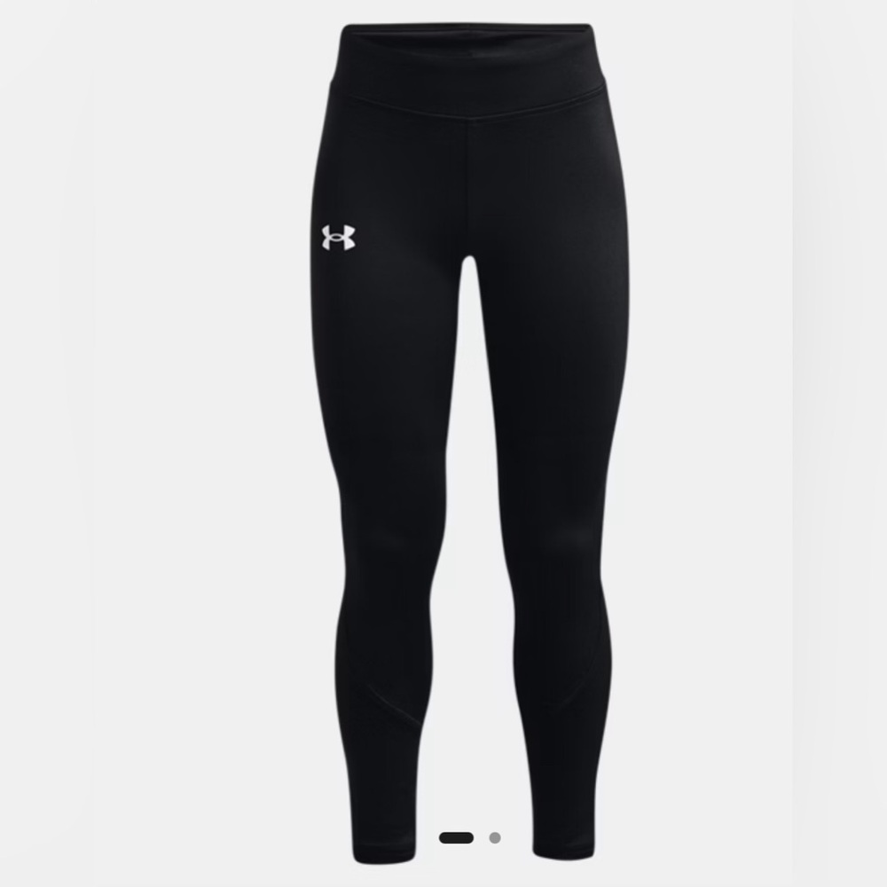 Girls SM Under Armour black compression leggings